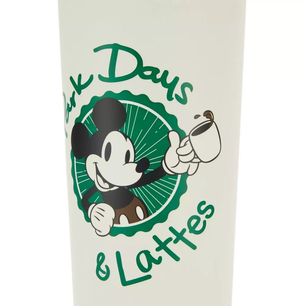 NWT Mickey Mouse Starbucks 16oz Stainless Steel Tumbler – Park Days & Lattes - Picture 2 of 4